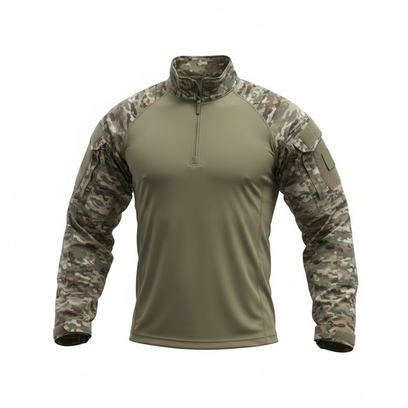 Propper Other - Propper Tactical Combat Shirt Mens S Multicam Coyote Tan Quarter Zip Work LS